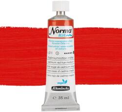 Schmincke Norma Blue vegán vizes olajfesték, 35 ml - 311, cadmium red hue medium