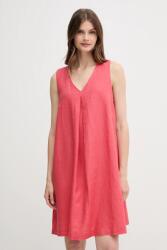 Benetton vászon ruha - piros XS