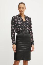 GUESS ing CLOUIS női, galléros, fekete, regular, W4BH56 WGLA2 - fekete S