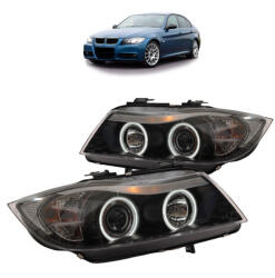 MTUNING Lights BMW 3 E90 E91 Front CCFL Black