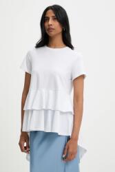 Answear. LAB t-shirt fehér - fehér S/M
