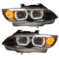MTUNING Lights BMW 3 E92 E93 Front Xenon Black DRL - llracing - 348 220 Ft