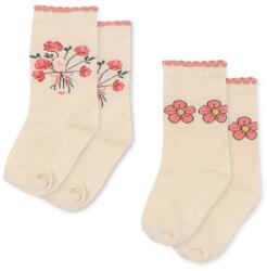 Konges Sløjd gyerek zokni ROSE SOCKS 2 pár bézs, KS103383 - bézs 17/18