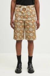 Drôle de Monsieur pamut rövidnadrág Le Short Workwear Paisley sárga, férfi, G-BS155-CO189-MS - sárga L