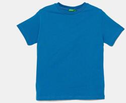 Benetton gyerek pamut póló nyomott mintás, 3I1XC10P7 - kék 122 - answear - 4 390 Ft