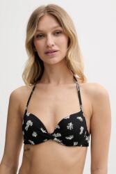 United Colors of Benetton bikini felső fekete, enyhén merevített kosaras, 355Z5R054 - fekete M