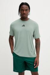 adidas Performance edzős póló Designed for Training zöld, sima, JI8187 - zöld L