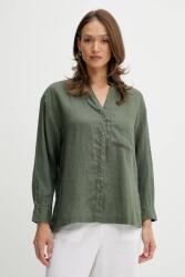 Benetton len ing zöld, relaxed, 5BMLDQ0BA - zöld XL