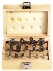 FERVI Set de 15 freze din otel cu coada pentru lemn 0835/15