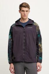 adidas TERREX szabadidős kabát x National Geographic lila, átmeneti, oversize, JD5839 - lila XL