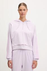 Adidas felső Essentials lila, sima, kapucnis, JN1947 - lila M