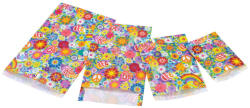 Disegno Punga cadou din hartie - Flower Power (XL - 27 x 42cm) (4015)