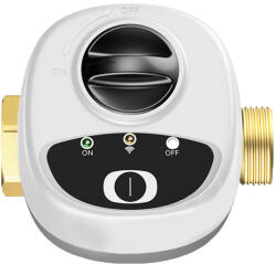 SmartWise WiFi-s motoros golyóscsap (gömbcsap) vízvezeték elzárásához, 1" collos (DN25), BK/KB, PN16