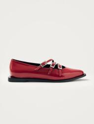 Alohas bőr balerina cipő Jive piros, S100839-03 - piros Női 40