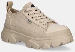 Buffalo sportcipő Cade Lace Up Lo bézs, női, 1622458-CRE - bézs Női 41