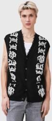 AllSaints pamut ujjatlan SCRIPTURE fekete, M036KC - fekete XXL