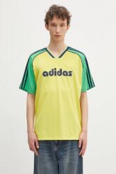 adidas Originals t-shirt Jersey sárga, mintás, JD0813 - sárga M