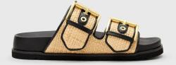 AllSaints papucs Sian Raffia Sandal bézs, W091FC - bézs Női 39