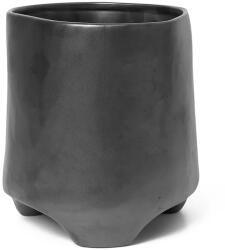 ferm LIVING virágcserép tartó Esca Pot M fekete - fekete Univerzális méret (1104265645)