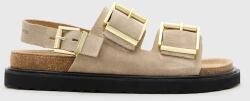 AllSaints velúr szandál Isla Sandal bézs, W045FC - bézs Női 41