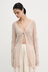Sisley kardigán bézs, könnyű, 106CM602K - bézs L