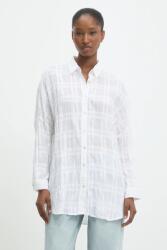 ANSWEAR pamut ing galléros, fehér, relaxed - fehér S/M - answear - 14 990 Ft