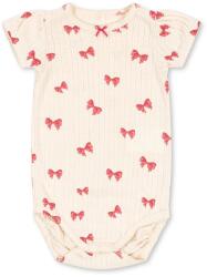 Konges Sløjd pamut baba body MINNIE PUFF SLEEVE BODY GOTS KS103148 - bézs 50-56