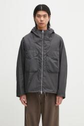 Barbour rövid kabát Barbour Utility Sapper Wax Jacket szürke, átmeneti, MWX2445 - szürke L