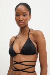 Answear. LAB bikini felső fekete, enyhén merevített kosaras - fekete L - answear - 6 490 Ft