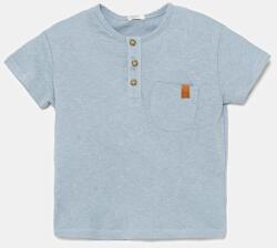 Benetton újszülött póló sima, 3F4JA105S - kék 82