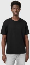 AllSaints t-shirt SLATER fekete, sima, M009JC - fekete XXL