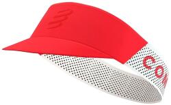 Compressport sapka Pro Racing Visor piros, sima, XHWU699 - piros Univerzális méret