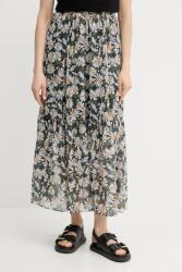 Weekend Max Mara selyem szoknya fekete, maxi, harang alakú, 2515101013600 - fekete 36