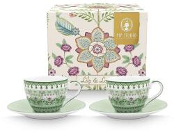 Pip Studio csésze szett 120 ml 2 db zöld - zöld Univerzális méret