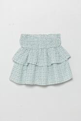 Benetton gyerek szoknya vászonból mini, harang alakú, 4Q1NC0023 - kék 122