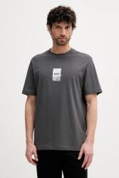 BOSS Green t-shirt szürke, nyomott mintás, 50545869 - szürke XL