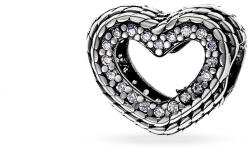 NASSIA Charm din Argint 925 Crystal Heart Supreme 2.44gr (140324-13)