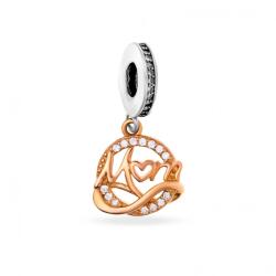 NASSIA Charm din Argint 925 MOM Roze 2.63gr (140324-33)