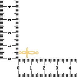 NASSIA Link din aur 14k - pentru bratara - cruce (250123-07)