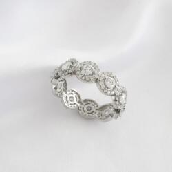 NASSIA Inel din argint 925 cu cristale Angel Collection, M54 (260723-35d)