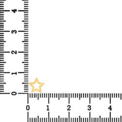 NASSIA Link din aur 14k - pentru bratara - steluta (240123-21)