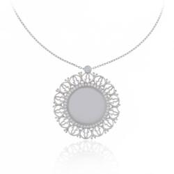 NASSIA Colier din argint 925 6.4g, Argint Placat cu Aur Galben (050722x7b)