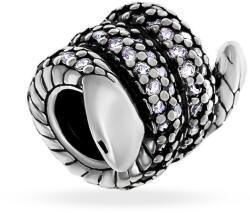 NASSIA Charm din Argint 925 Snake Crystal 3.12g (180324-65)