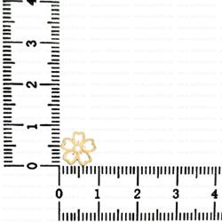 NASSIA Link din aur 14k - pentru bratara - floricica (240123-29)