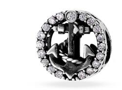 NASSIA Charm din Argint 925 Anchor Crystal 2.19gr (180324-02)