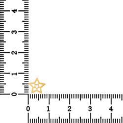 NASSIA Link din aur 14k - pentru bratara - steluță model Stellar (130824-06)