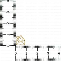 NASSIA Link din aur 14k - pentru bratara - pliculetul dragostei (240123-17)