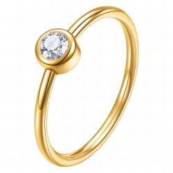 NASSIA Inel Engagement din Inox placat cu AUR 18K M7/55 (87434)
