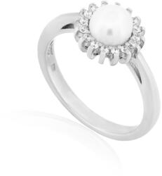NASSIA Inel din Argint 925 si perla 3.10g, M54 (170325-04b)