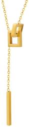 NASSIA Colier Squarez din Inox placat cu AUR 18K (87900)